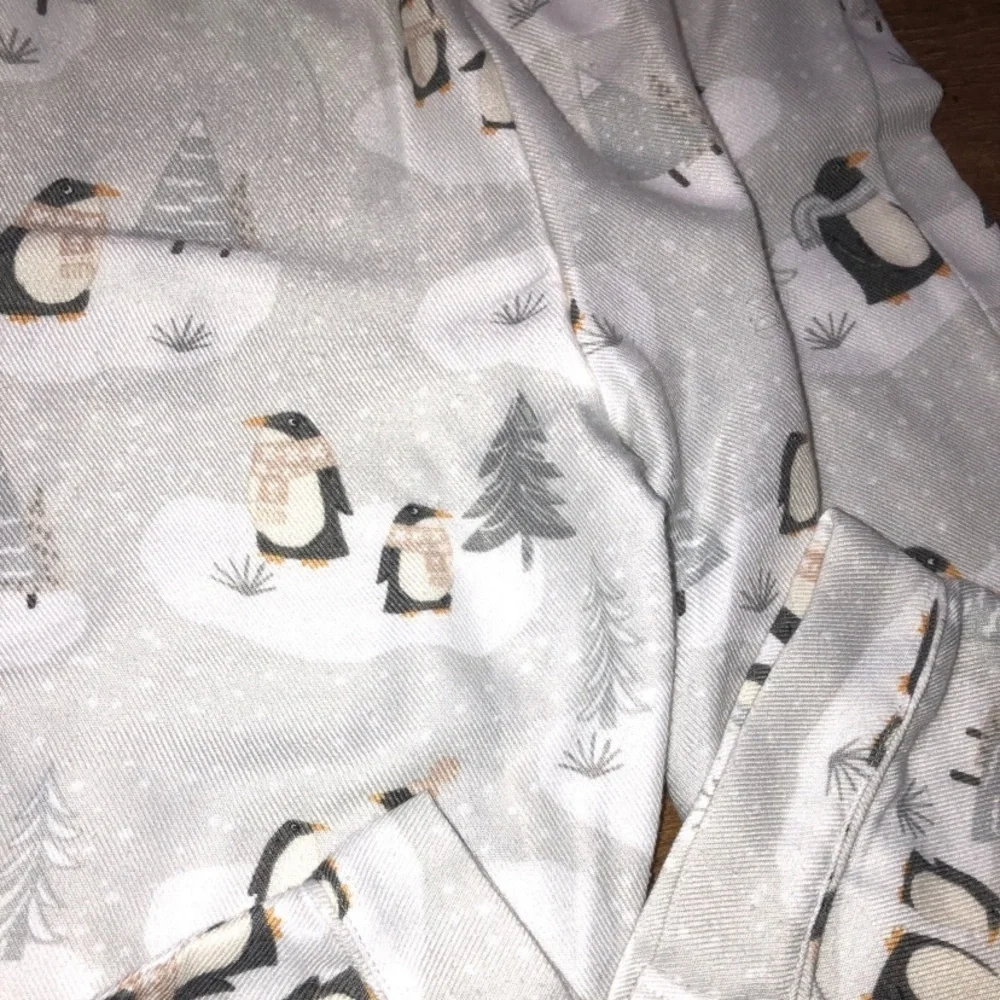 Pottery Barn Boys 4T Penguin Christmas Pajama Bottoms